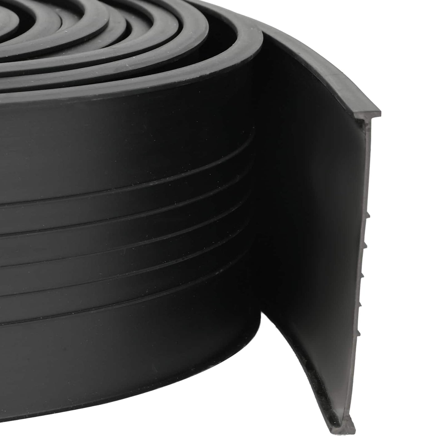 vidaXL Σφράγιση Πόρτας Γκαράζ Μαύρο 70 x 6 mm 4 μ PVC