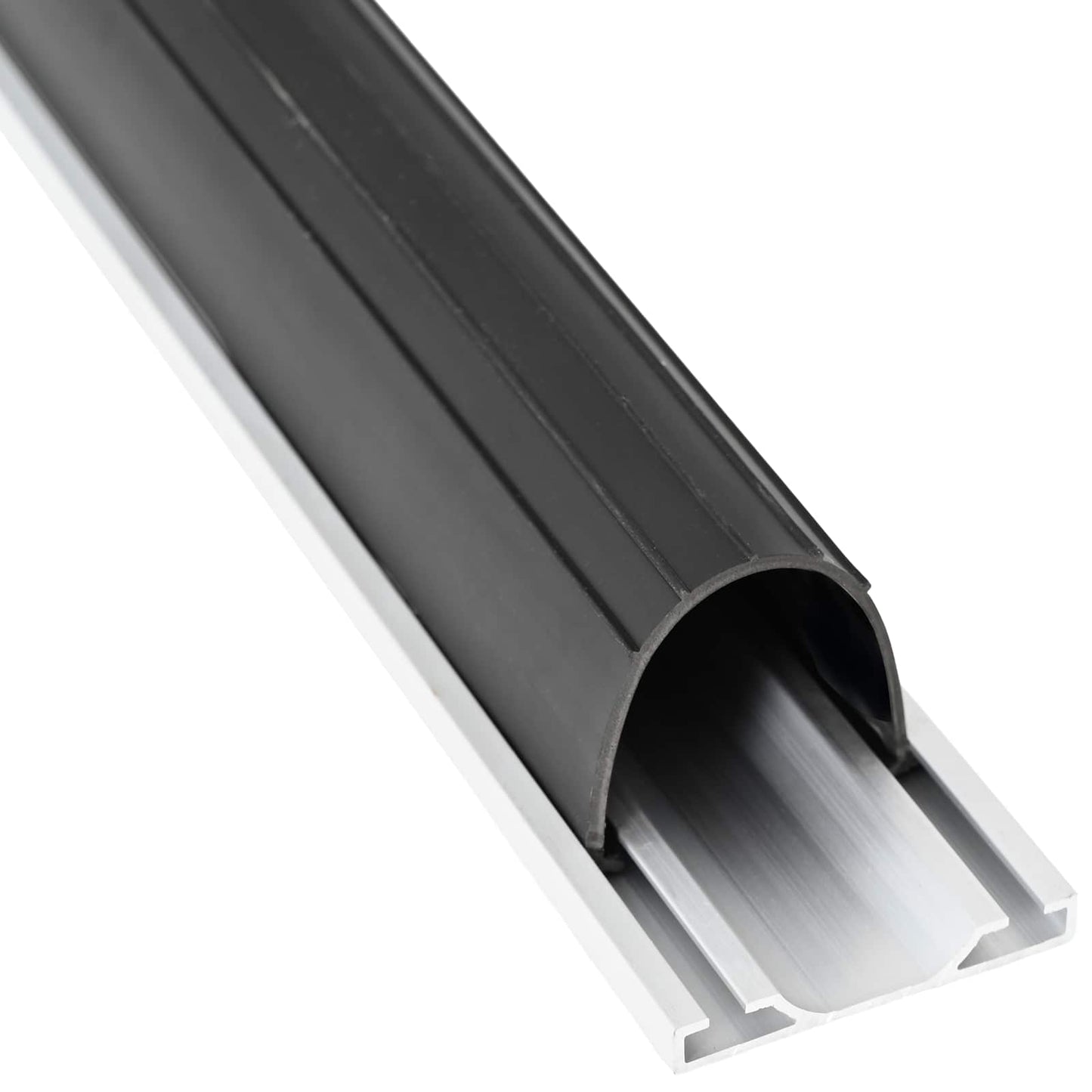 vidaXL Σφράγιση Πόρτας Γκαράζ Μαύρο 70 x 6 mm 4 μ PVC