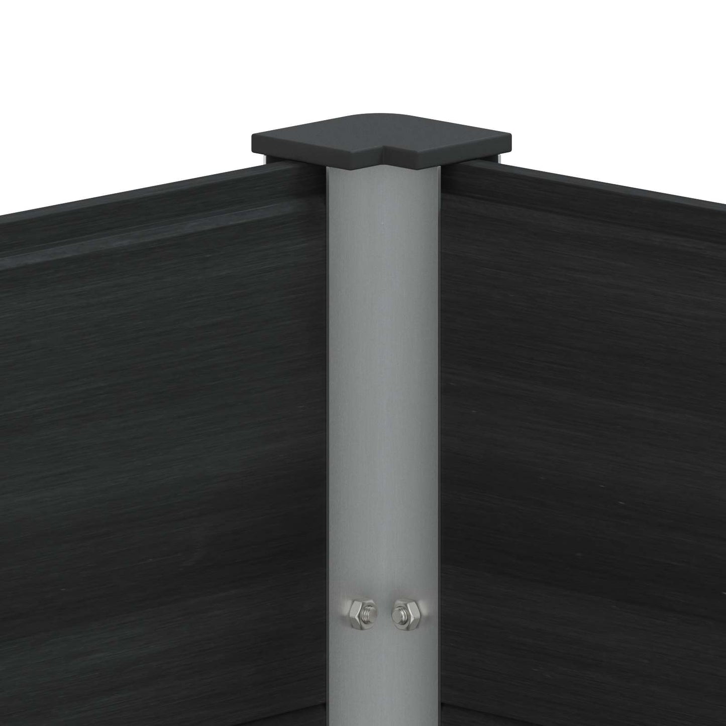vidaXL Υπερυψωμένη Ζαρντινιέρα Μαύρο 150 x 100 x 54 cm