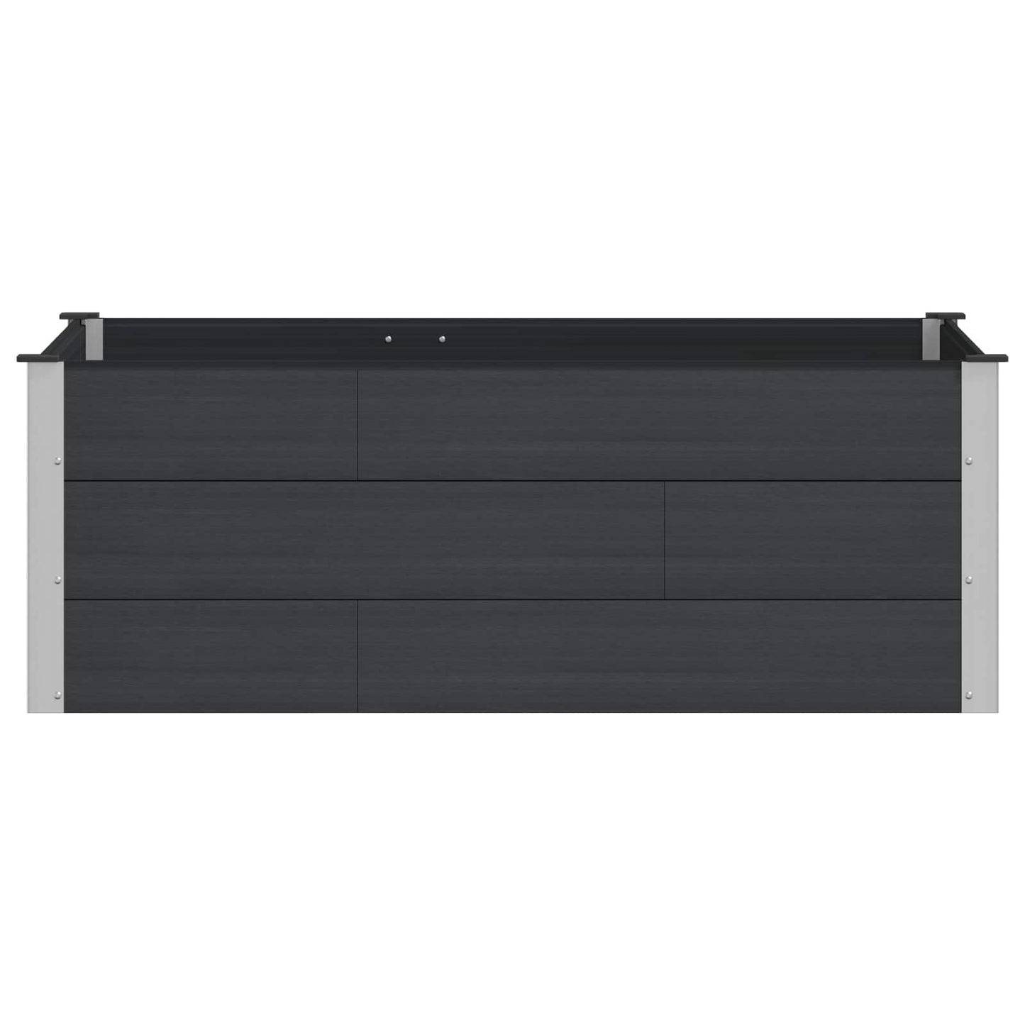 vidaXL Υπερυψωμένη Ζαρντινιέρα Μαύρο 150 x 100 x 54 cm