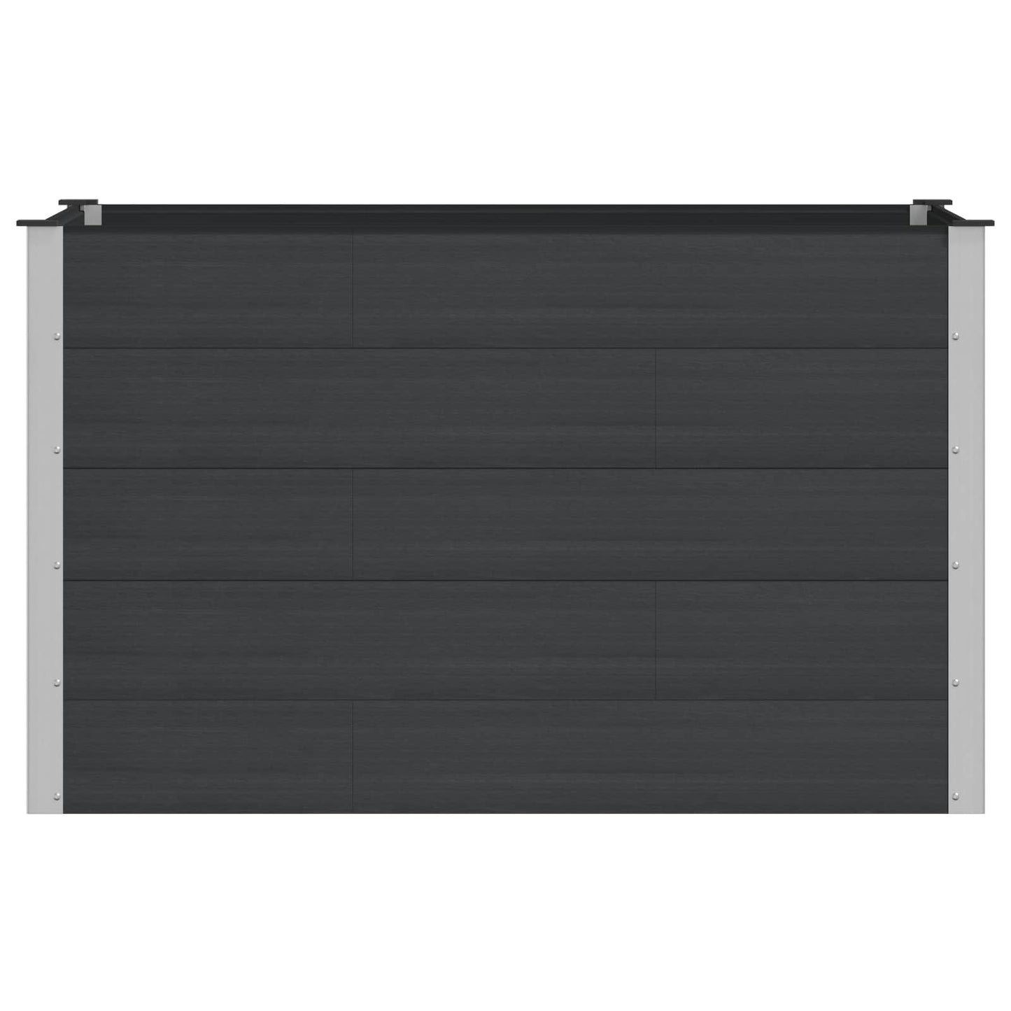 vidaXL Υπερυψωμένη Ζαρντινιέρα Μαύρο 150 x 100 x 91 cm