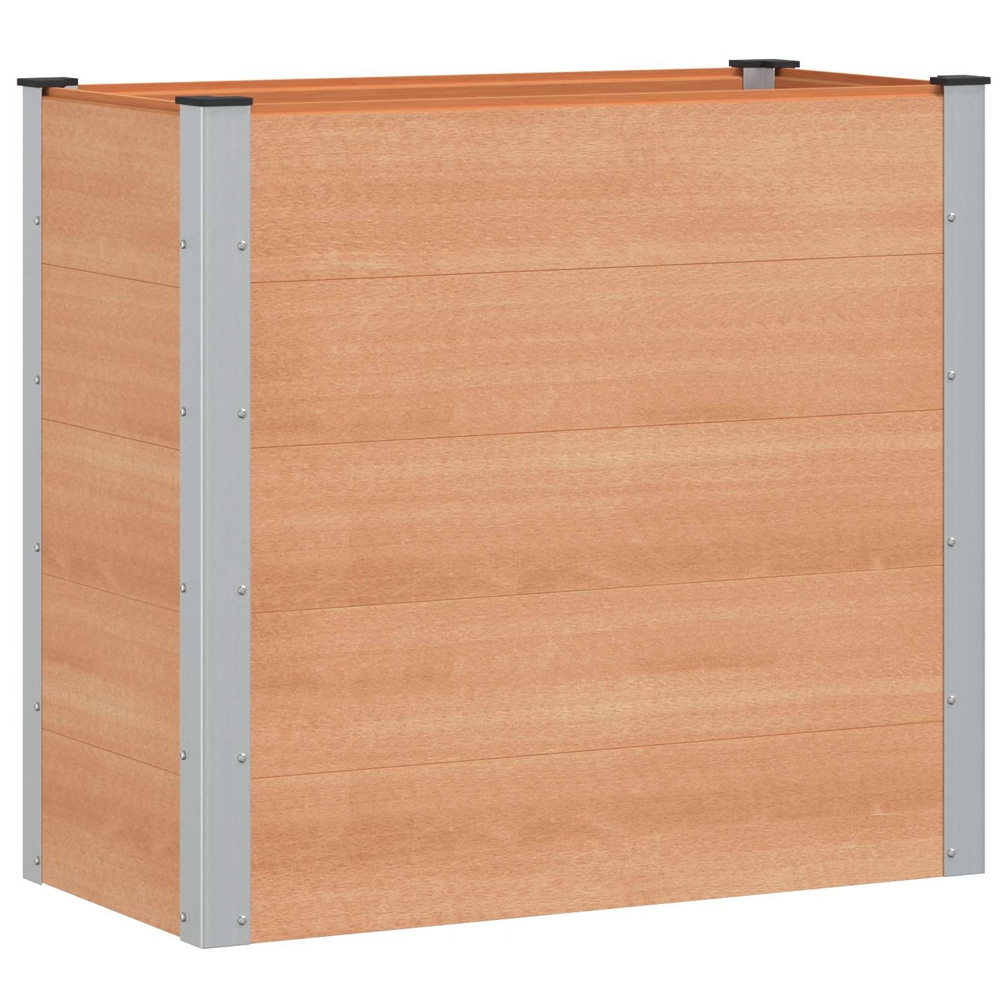 vidaXL Υπερυψωμένη Ζαρντινιέρα Καφέ 100 x 50 x 91 cm