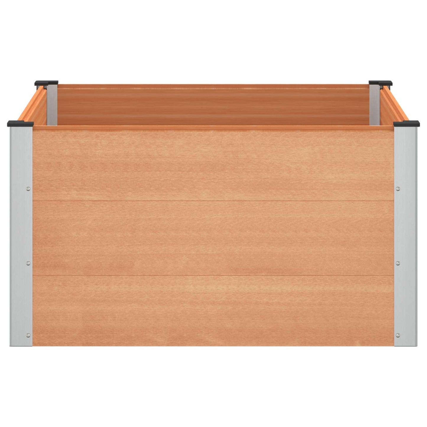 vidaXL Υπερυψωμένη Ζαρντινιέρα Καφέ 100 x 100 x 54 cm
