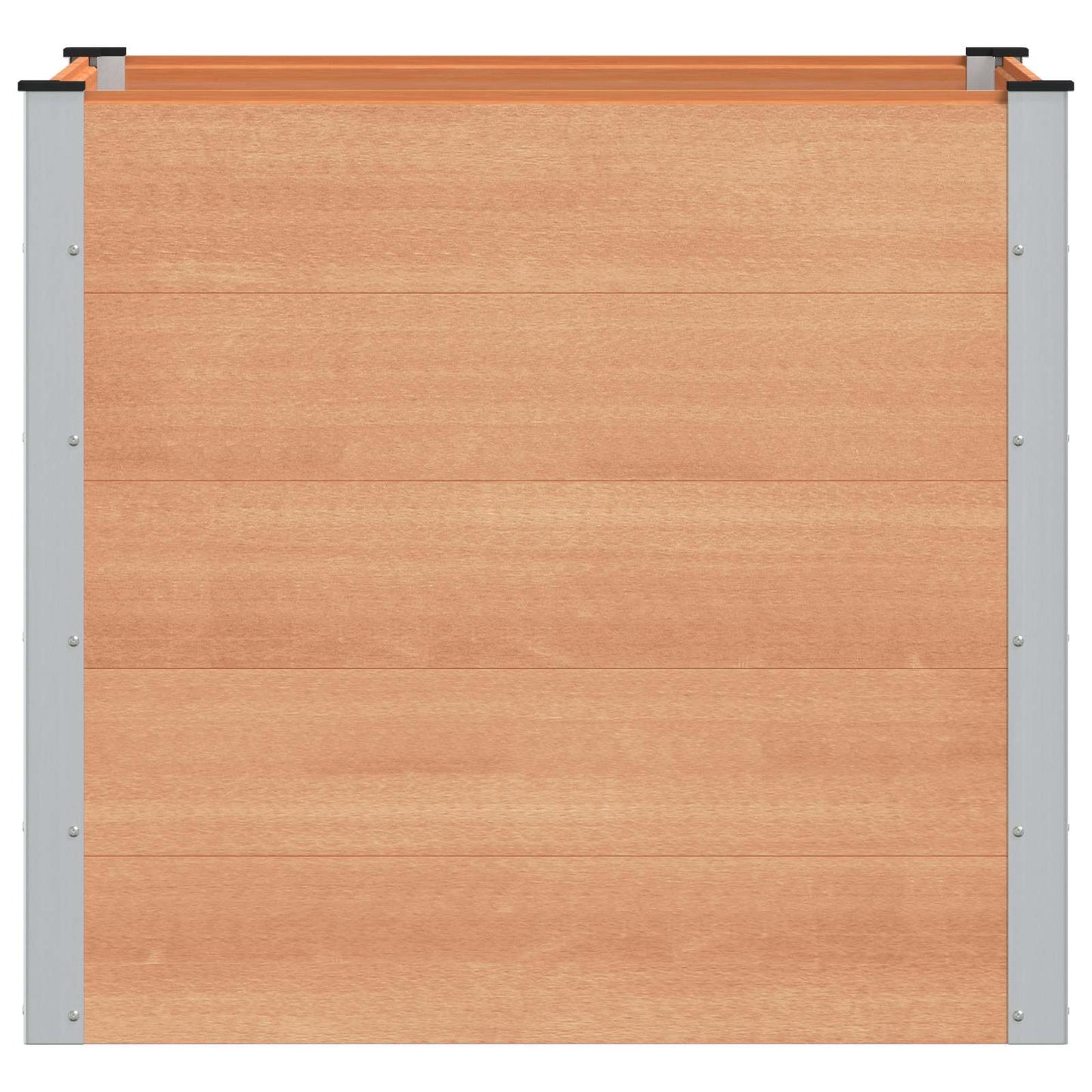 vidaXL Υπερυψωμένη Ζαρντινιέρα Καφέ 100 x 100 x 91 cm