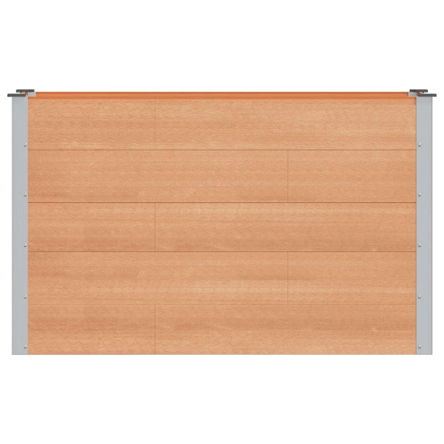 vidaXL Υπερυψωμένη Ζαρντινιέρα Καφέ 150 x 50 x 91 cm