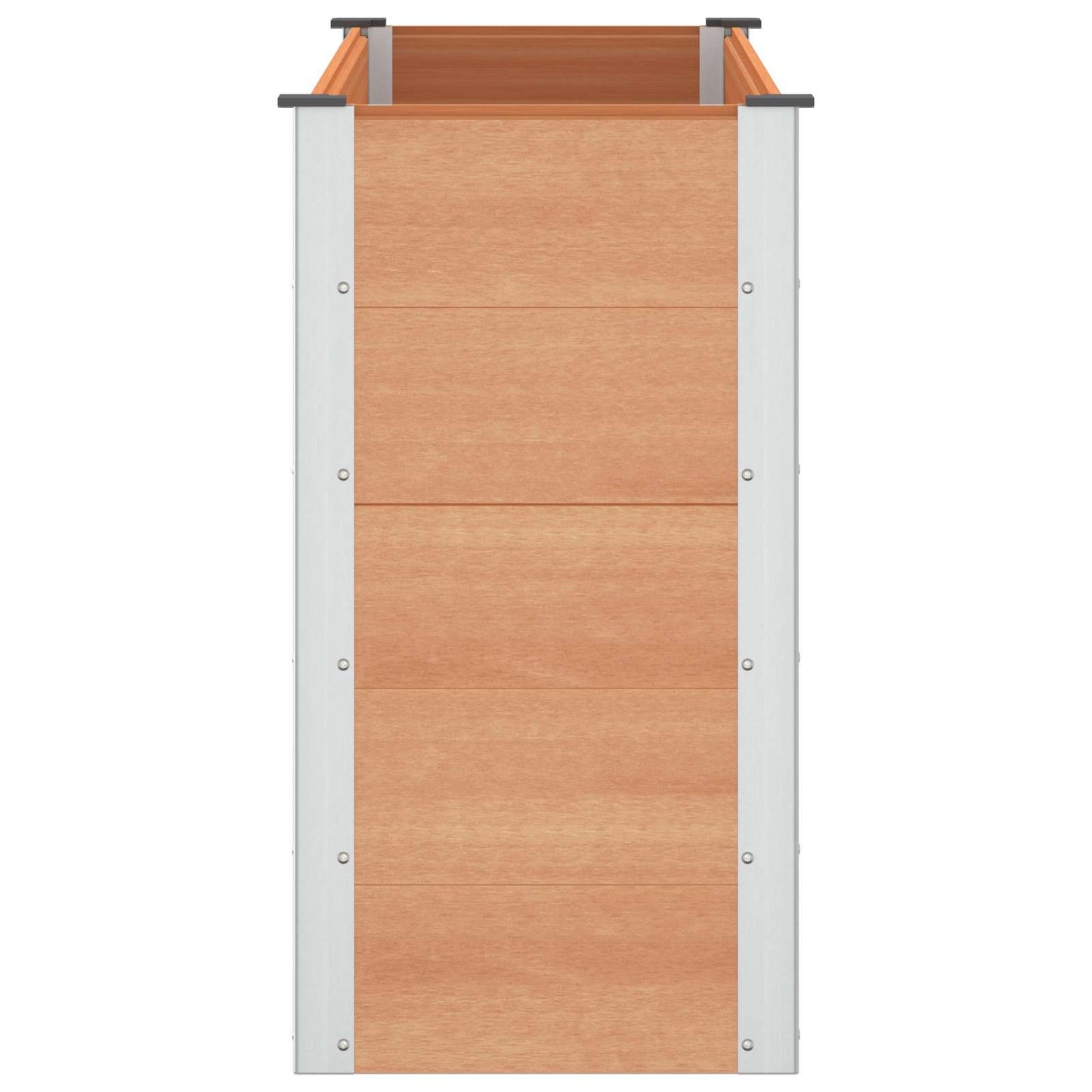 vidaXL Υπερυψωμένη Ζαρντινιέρα Καφέ 150 x 50 x 91 cm