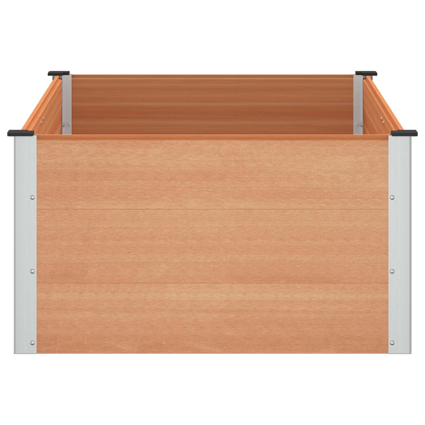 vidaXL Υπερυψωμένη Ζαρντινιέρα Καφέ 150 x 100 x 54 cm