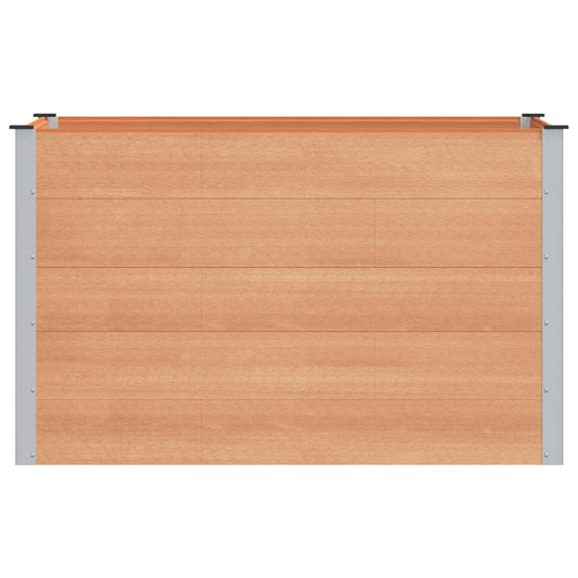vidaXL Υπερυψωμένη Ζαρντινιέρα Καφέ 150 x 100 x 91 cm