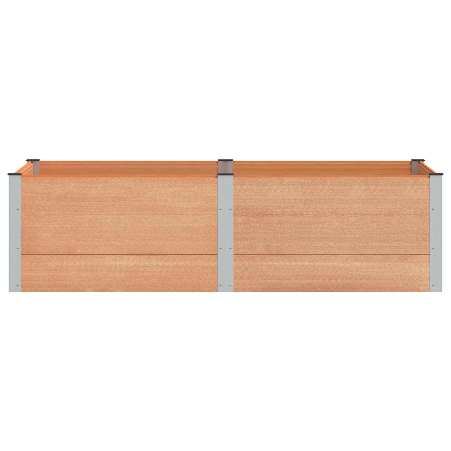 vidaXL Υπερυψωμένη Ζαρντινιέρα Καφέ 200 x 100 x 54 cm