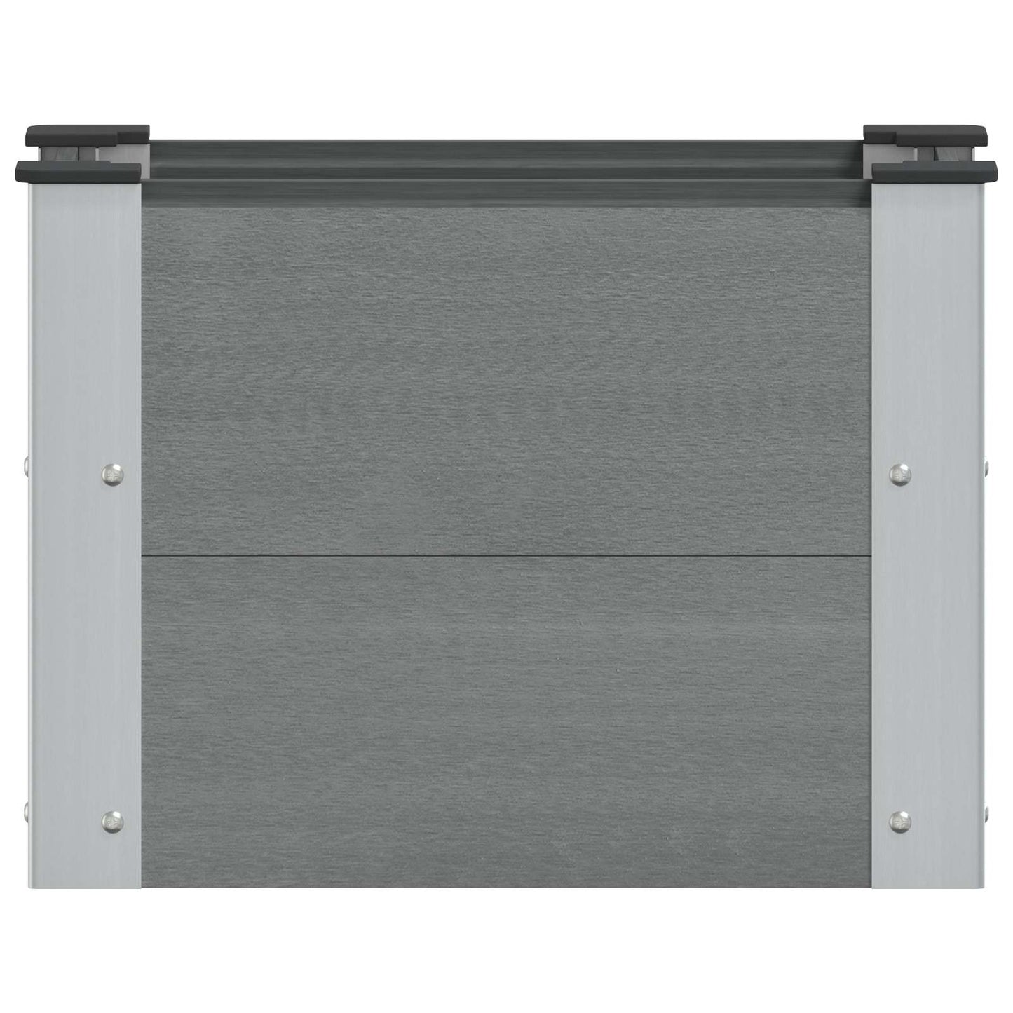 vidaXL Υπερυψωμένη Ζαρντινιέρα Γκρι 50 x 30 x 36 εκ