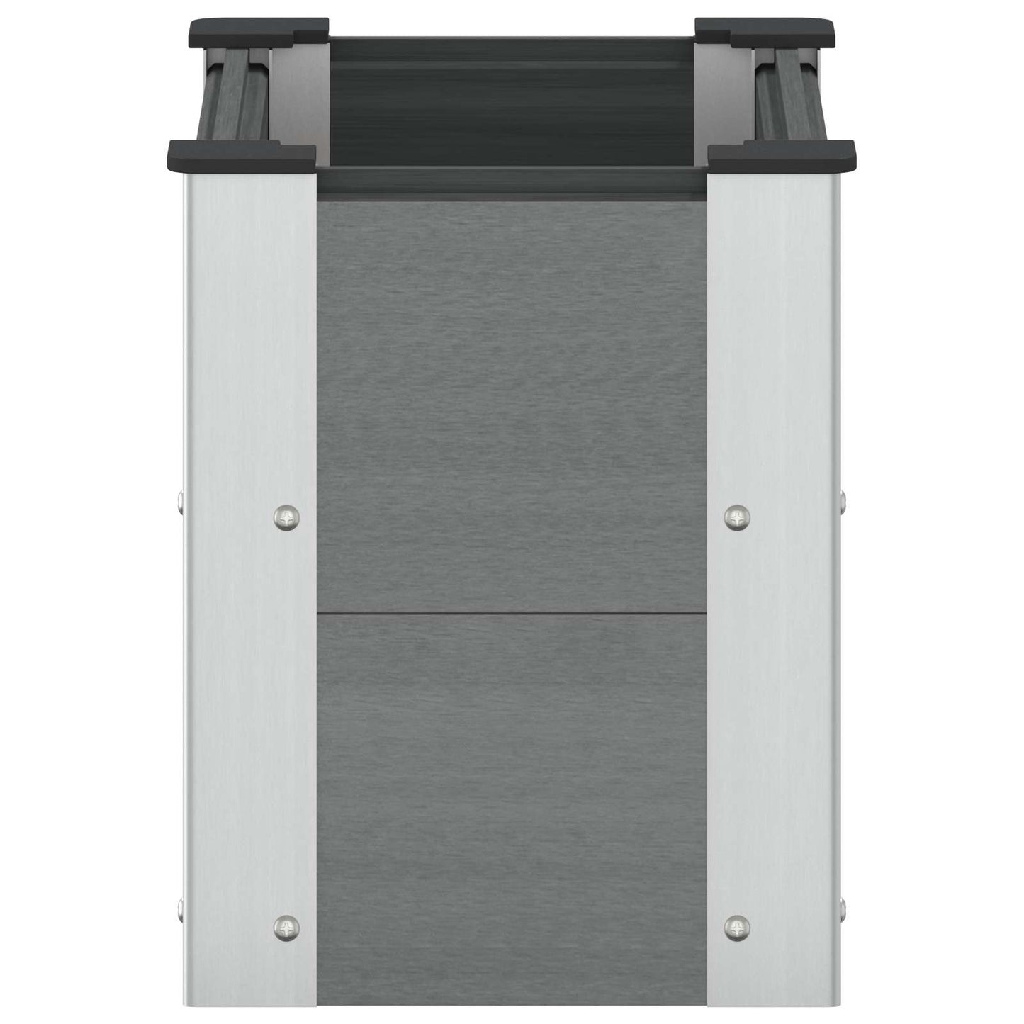 vidaXL Υπερυψωμένη Ζαρντινιέρα Γκρι 50 x 30 x 36 εκ