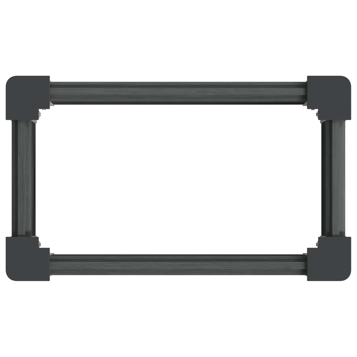 vidaXL Υπερυψωμένη Ζαρντινιέρα Γκρι 50 x 30 x 36 εκ