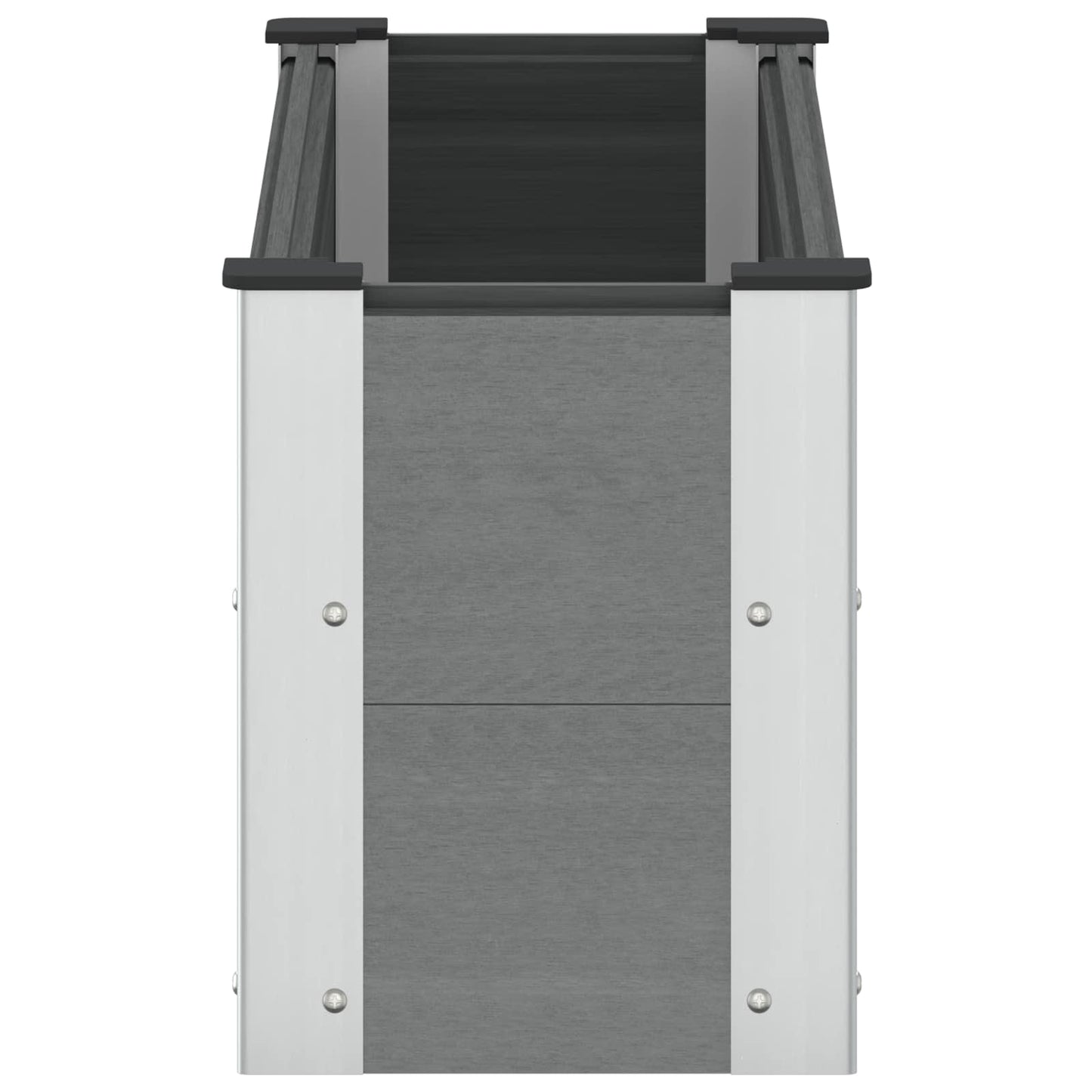 vidaXL Υπερυψωμένη Ζαρντινιέρα Γκρι 100 x 30 x 36 εκ
