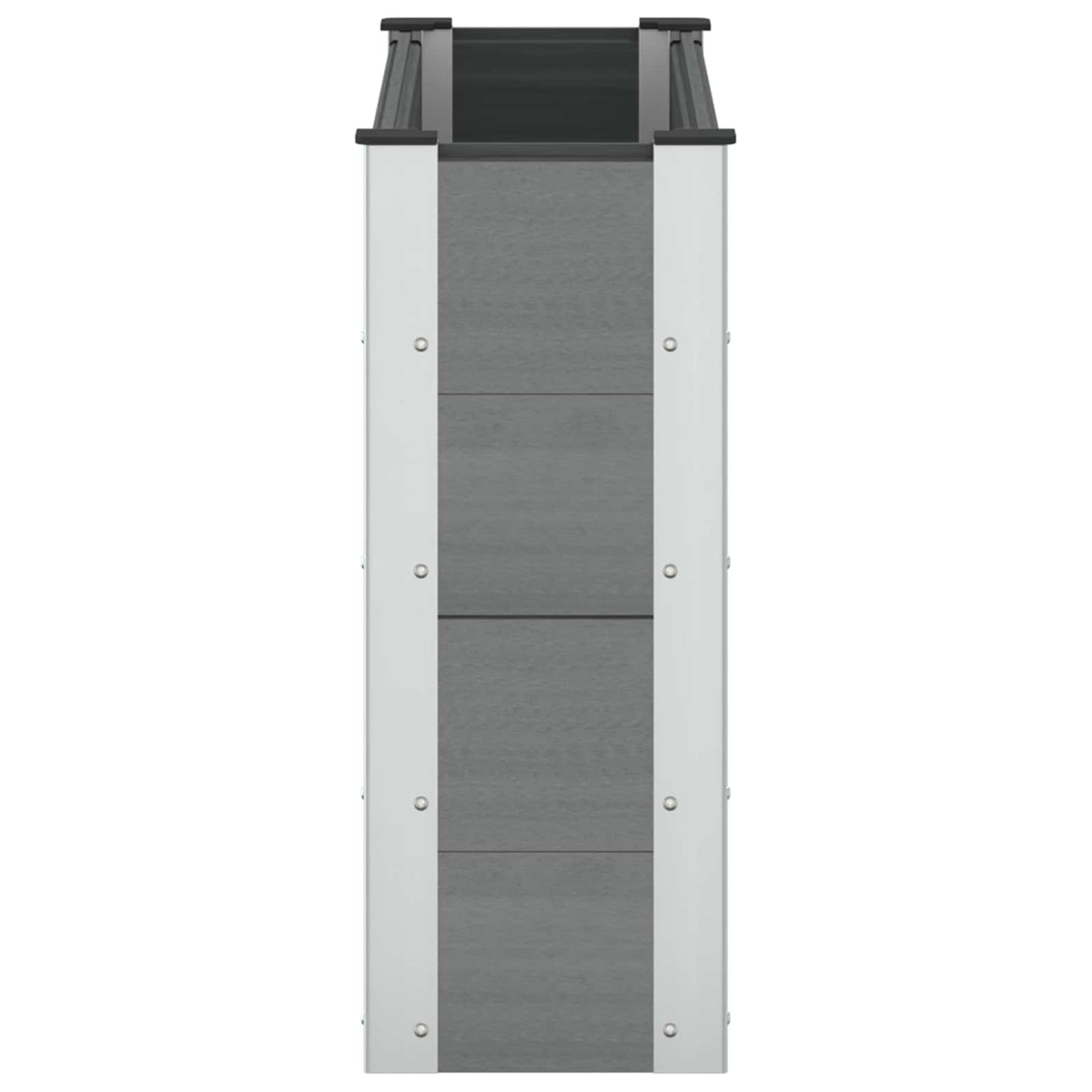 vidaXL Υπερυψωμένη Ζαρντινιέρα Γκρι 100 x 30 x 72 εκ