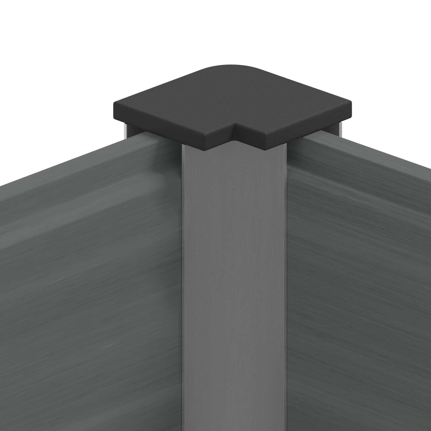 vidaXL Υπερυψωμένη Ζαρντινιέρα Γκρι 200 x 30 x 36 εκ