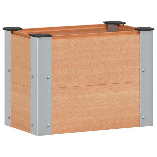 vidaXL Υπερυψωμένη Ζαρντινιέρα Καφέ 50 x 30 x 36 εκ
