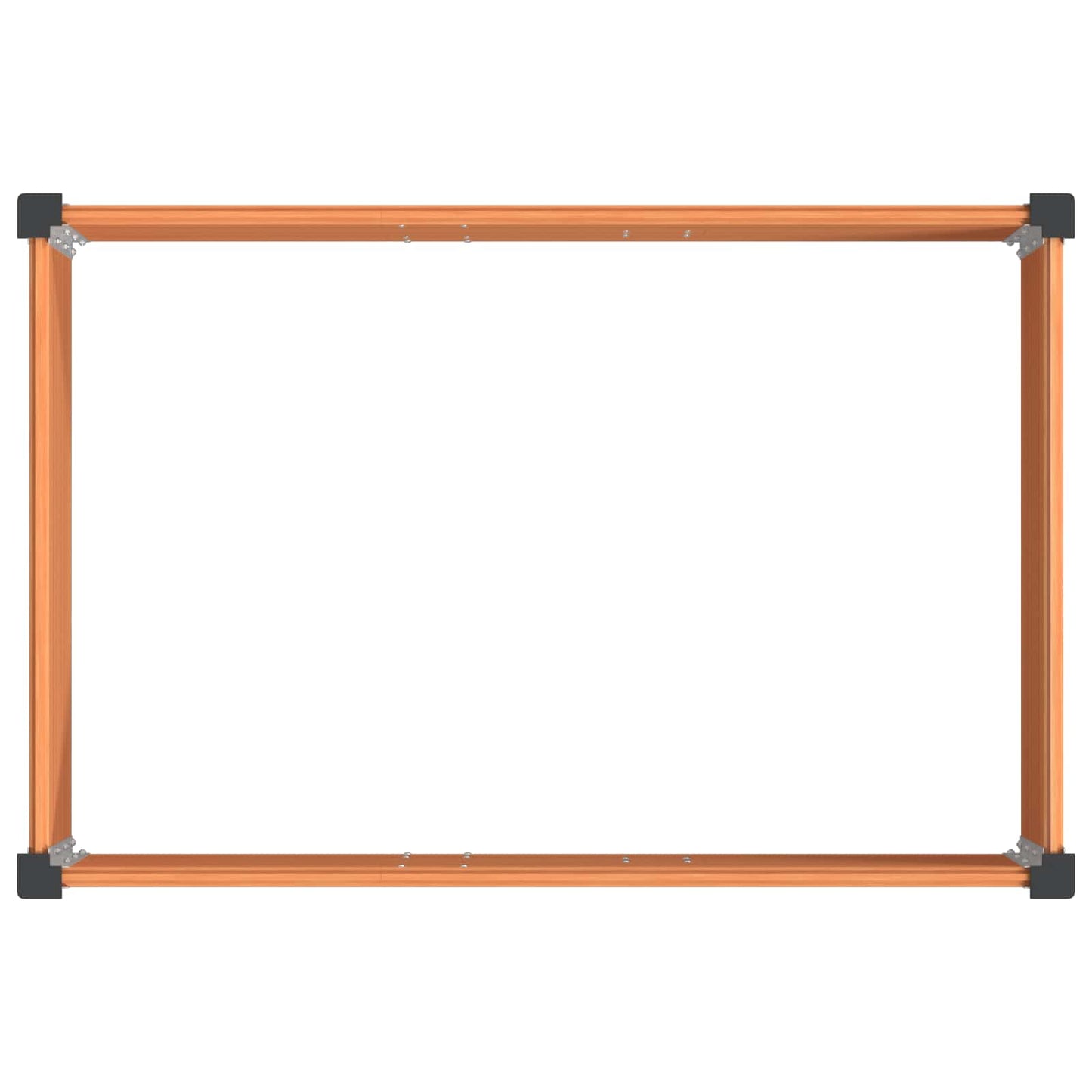 vidaXL Υπερυψωμένη Ζαρντινιέρα Καφέ 50 x 30 x 36 εκ