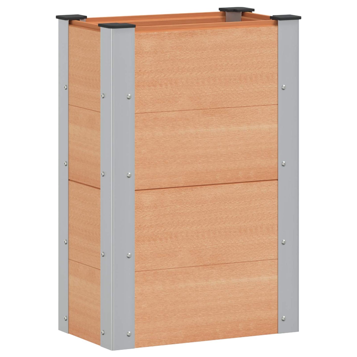 vidaXL Υπερυψωμένη Ζαρντινιέρα Καφέ 50 x 30 x 72 εκ
