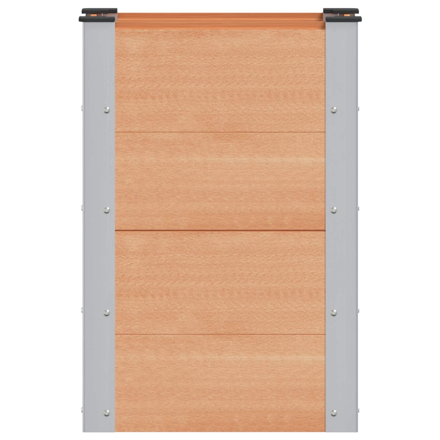vidaXL Υπερυψωμένη Ζαρντινιέρα Καφέ 50 x 30 x 72 εκ