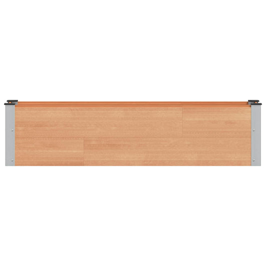 vidaXL Υπερυψωμένη Ζαρντινιέρα Καφέ 150 x 30 x 36 εκ