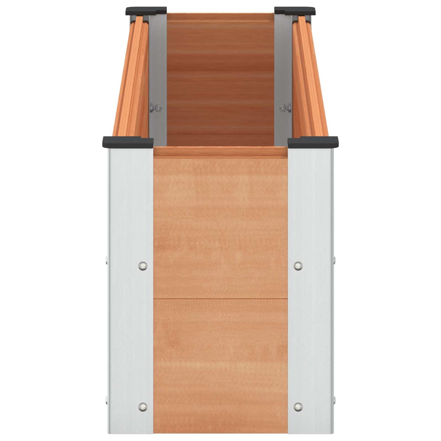 vidaXL Υπερυψωμένη Ζαρντινιέρα Καφέ 150 x 30 x 36 εκ