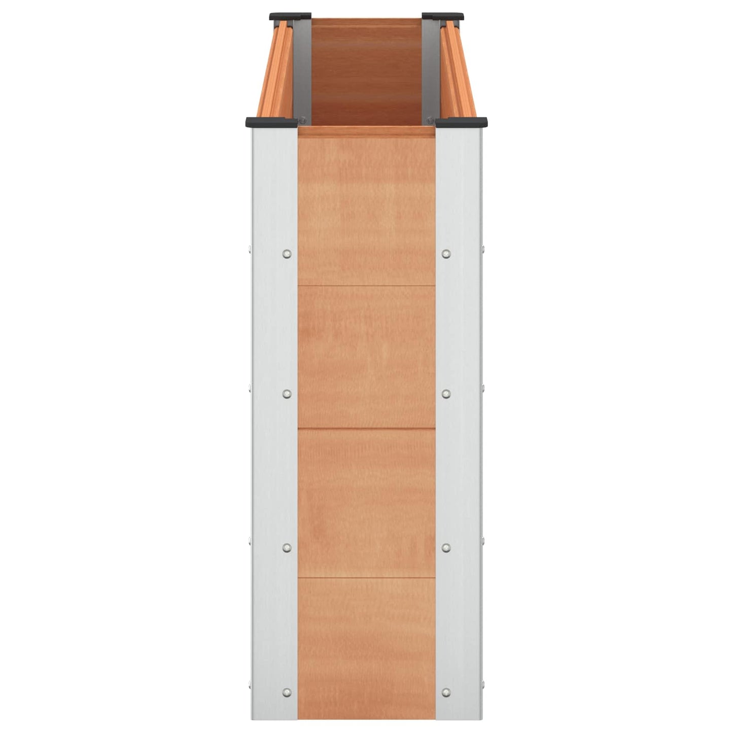 vidaXL Υπερυψωμένη Ζαρντινιέρα Καφέ 150 x 30 x 72 εκ