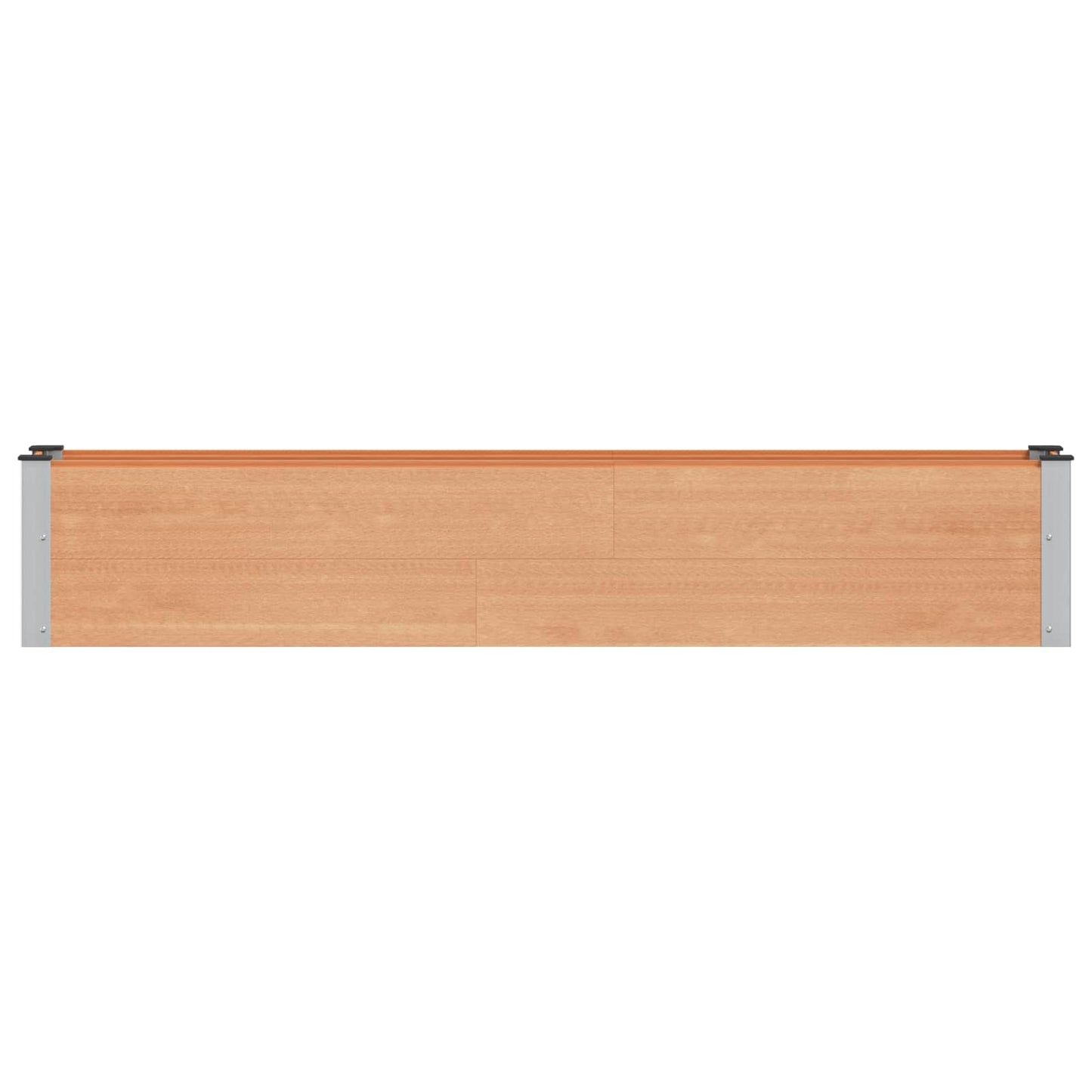 vidaXL Υπερυψωμένη Ζαρντινιέρα Καφέ 200 x 30 x 36 εκ