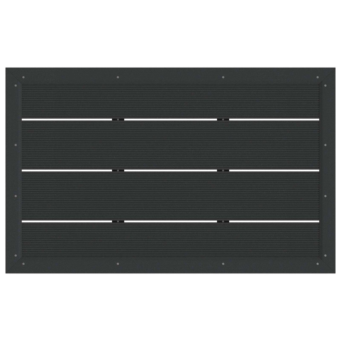 vidaXL Πλάκα βάσης ντουζιέρας Μαύρο 101 x 63 x 5,5 εκ. WPC