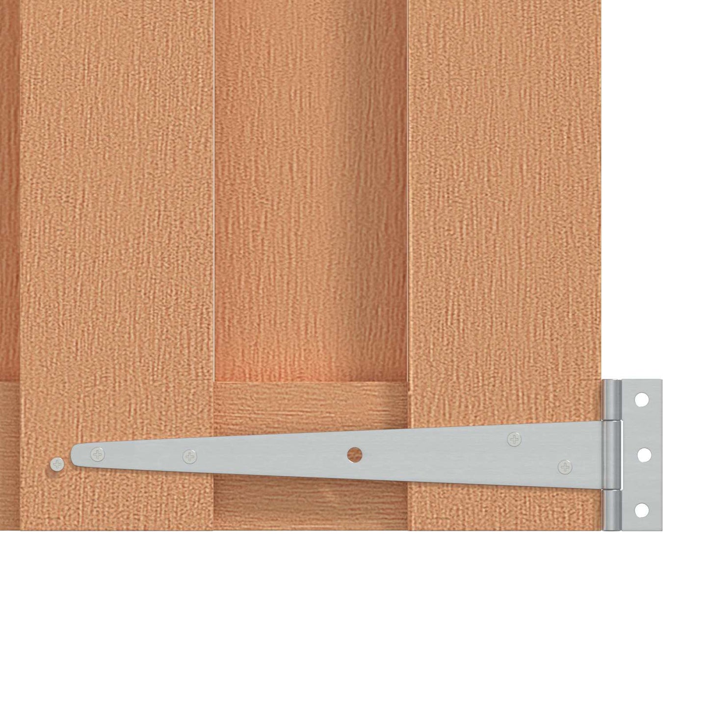 vidaXL Πύλη Κήπου 100 x 112 cm WPC και Αλουμίνιο Καφέ
