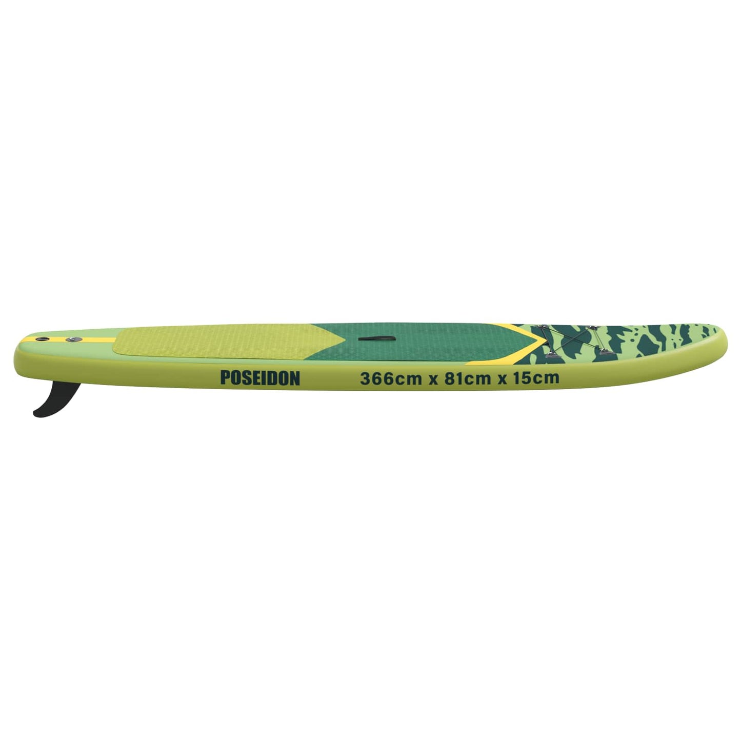 vidaXL Φουσκωτή σανίδα Στάθμευσης POSEIDON 366 x 81 x 15 εκ Πράσινο
