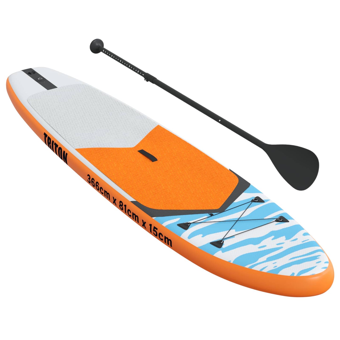 vidaXL Φουσκωτή σανίδα SUP TRITON 366 x 81 x 15 εκ Μπλε για