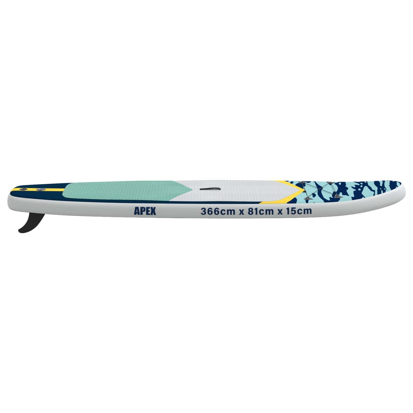 vidaXL Φουσκωτή σανίδα SUP APEX 366 x 81 x 15 εκ Μπλε για