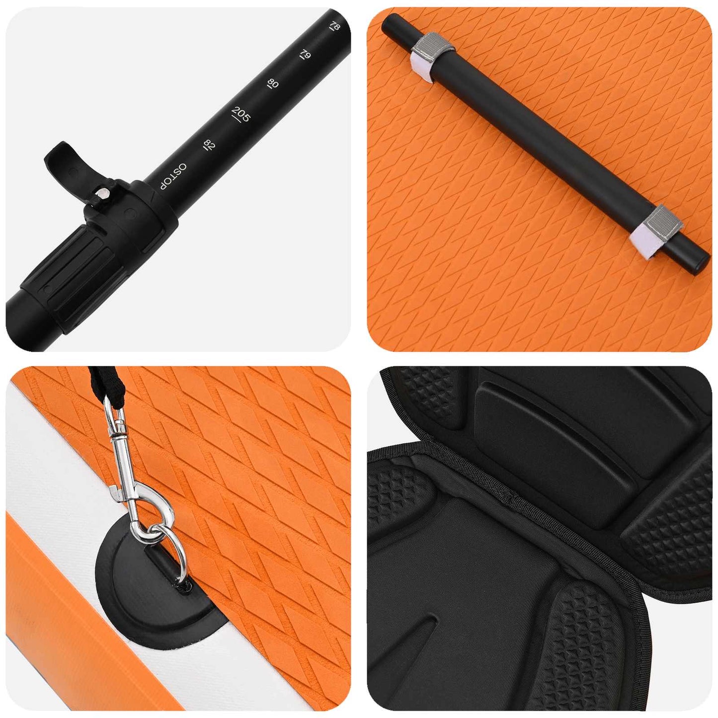 vidaXL SUP Board με κάθισμα 2 σε 1 TRITON 305 x 76 x 15 cm Μπλε