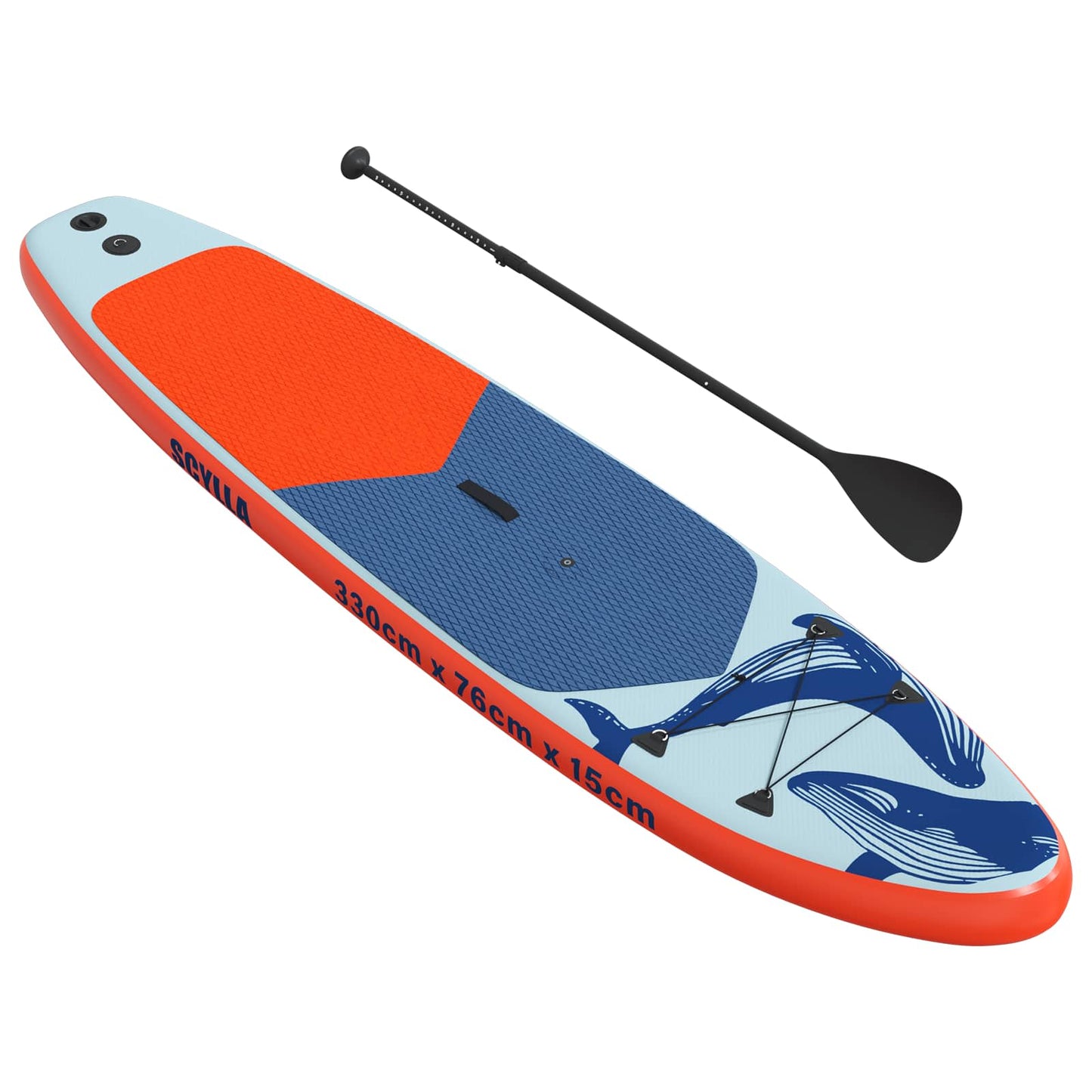 vidaXL Φουσκωτό SUP Board με Ιστιοφορία SCYLLA 330 x 76 x 15 εκ Μπλε