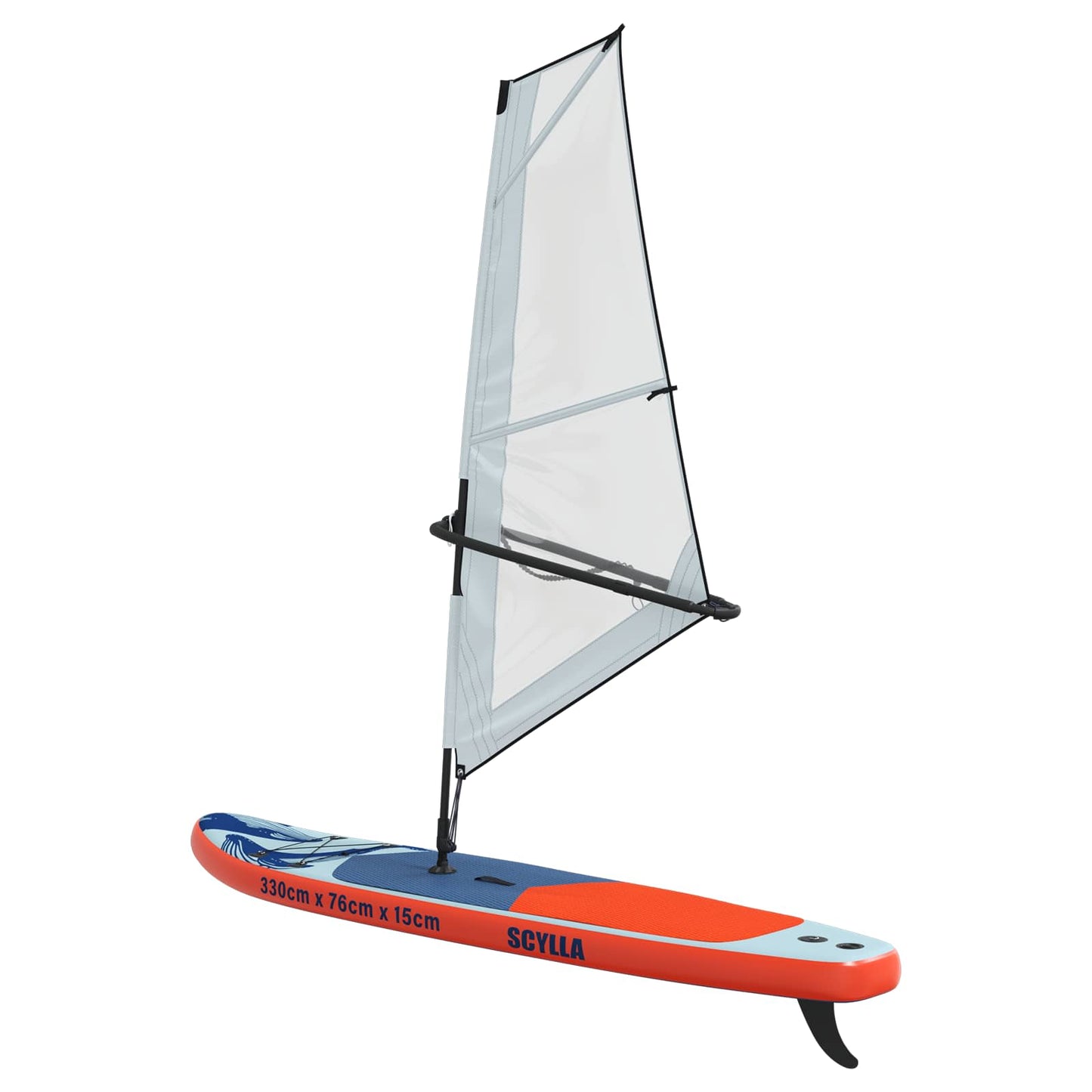 vidaXL Φουσκωτό SUP Board με Ιστιοφορία SCYLLA 330 x 76 x 15 εκ Μπλε