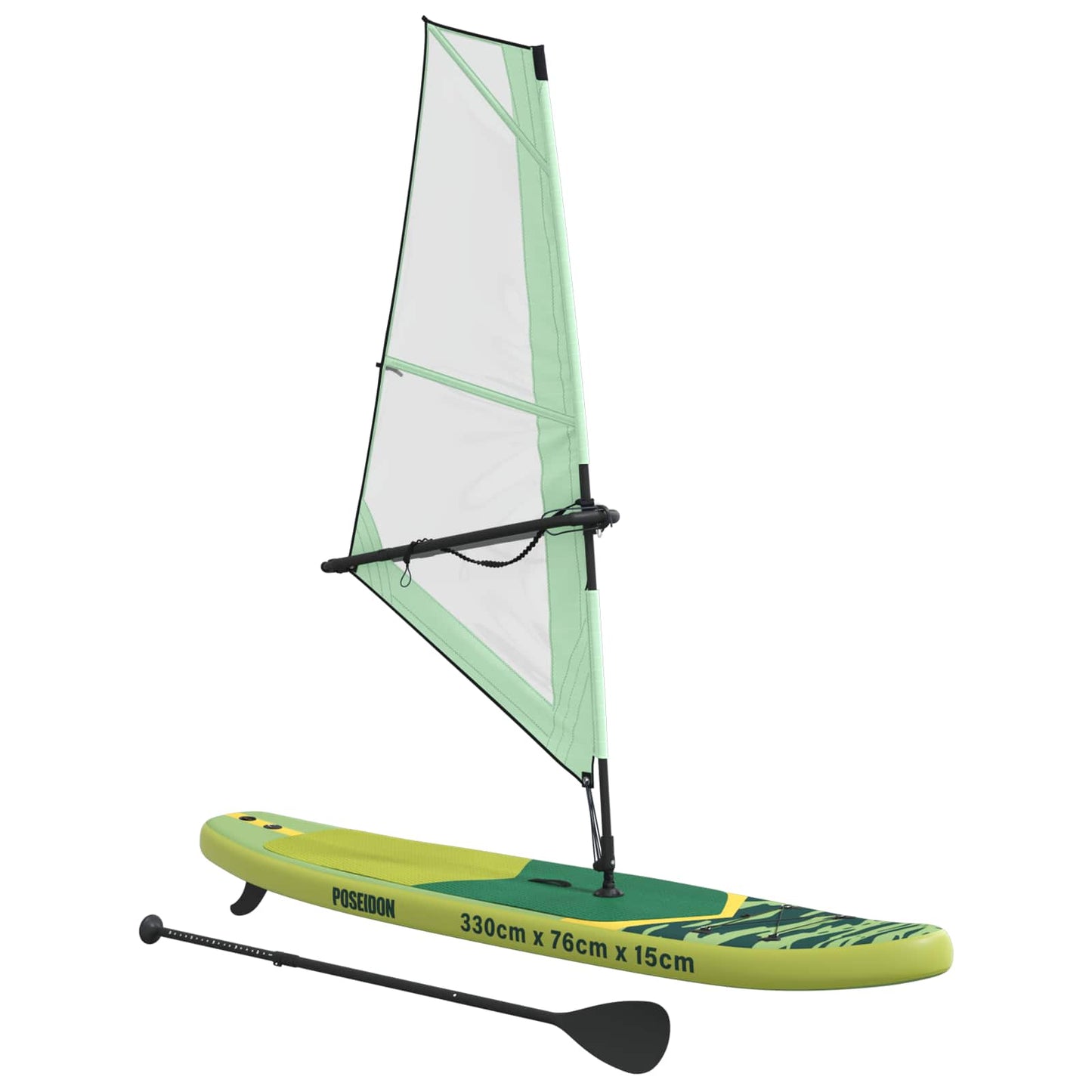 vidaXL Φουσκωτό SUP Board με Ιστιοφορία POSEIDON 330 x 76 x 15 εκ