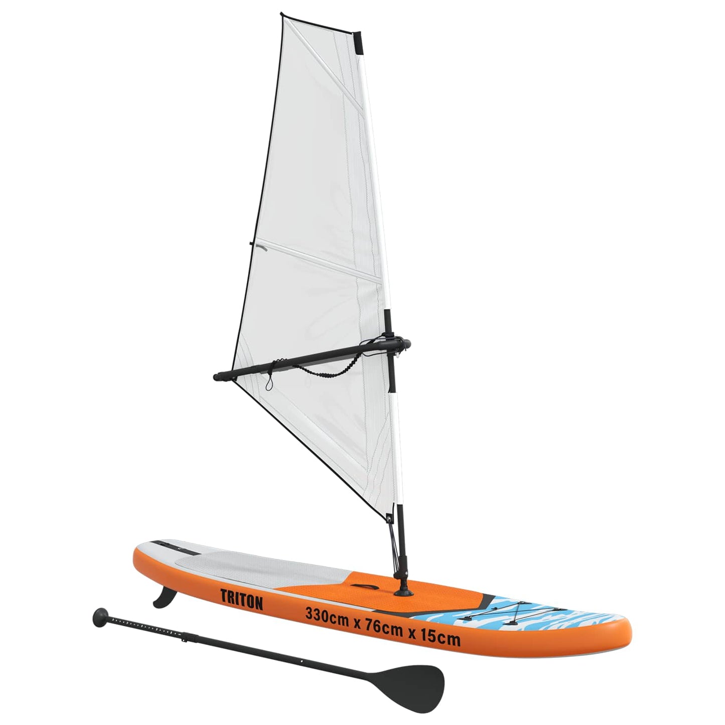 vidaXL Φουσκωτό SUP Board με Ιστιοφορία TRITON 330 x 76 x 15 εκ Μπλε