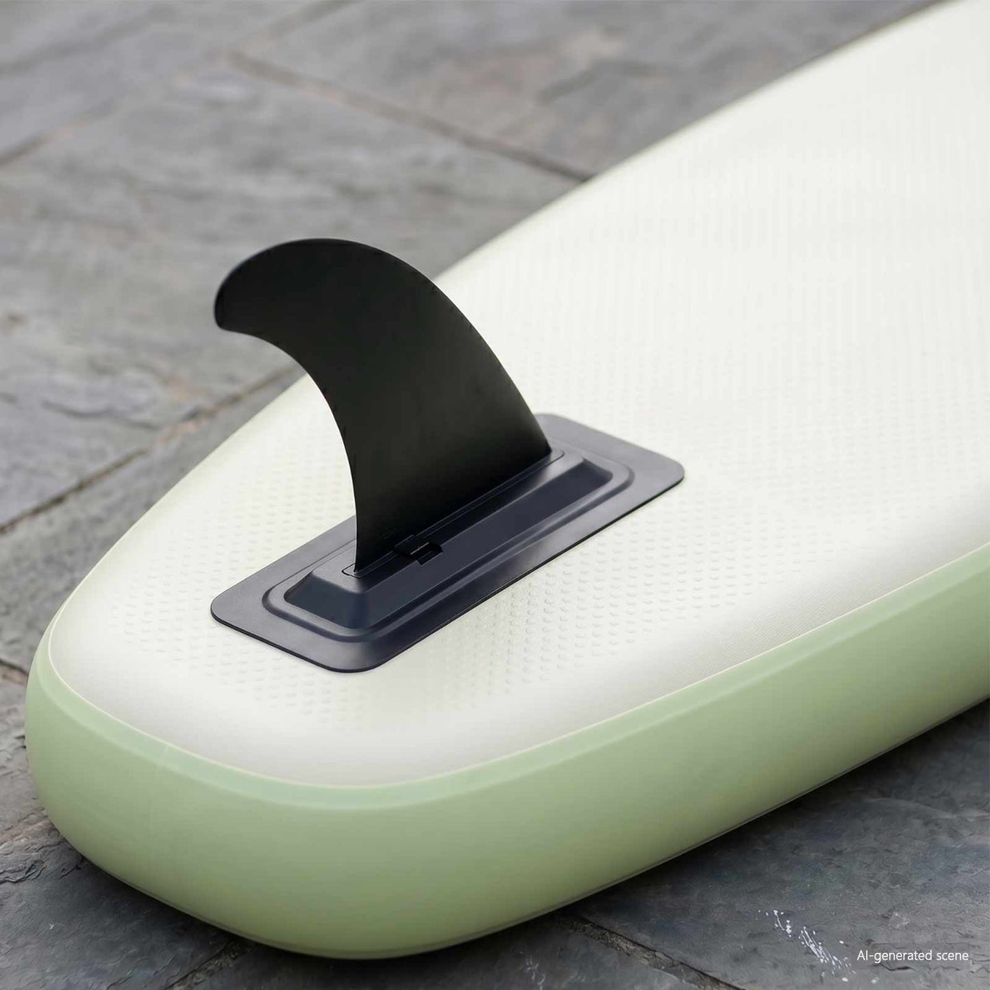 vidaXL Φιν SUP 3,5 x 18 x 21,5 εκ Νάιλον Μαύρο