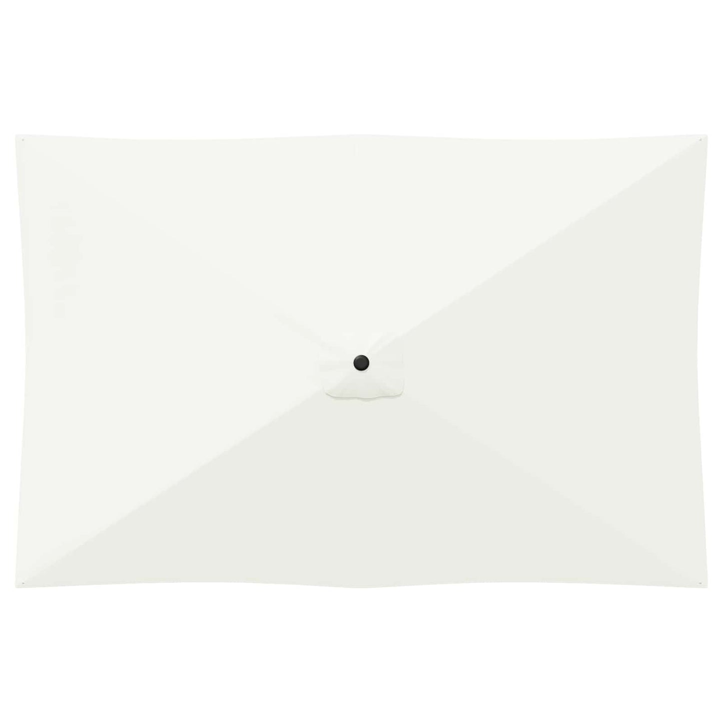 vidaXL Ομπρέλα Κήπου με Βάση 200 x 300 cm Πολυεστέρας Ορθογώνιος Κρεμ
