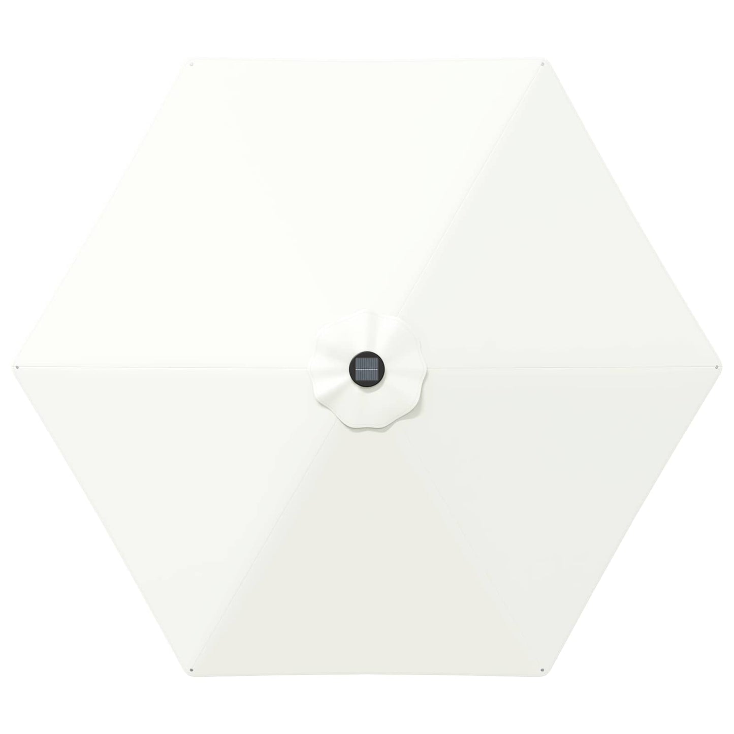vidaXL Ομπρέλα Κήπου με LED Φώτα και Βάση 270 x 270 εκ Πολυεστέρας