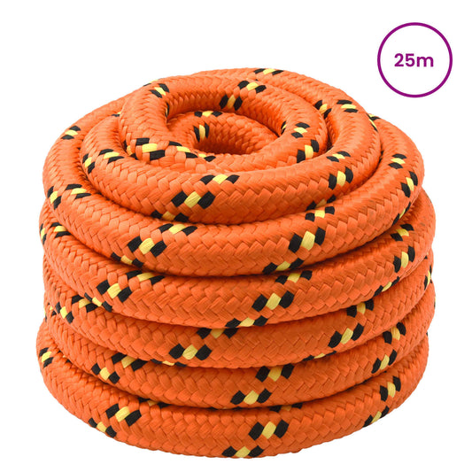 vidaXL Σχοινί Boat 3 mm 25 m Πορτοκαλί PP