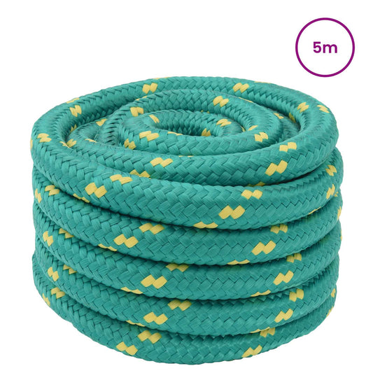 vidaXL Σχοινί Boat 3 mm 5 m Πράσινο PP