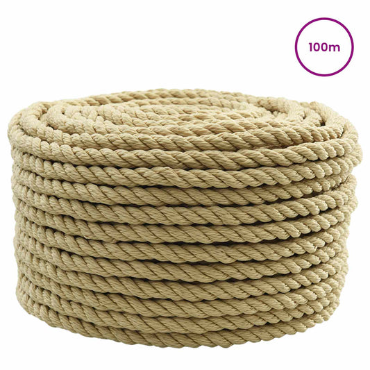 vidaXL Σχοινί Boat 12 mm 100 m Φυσικό