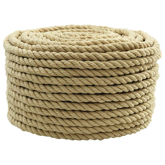 vidaXL Σχοινί Boat 14 mm 25 m Φυσικό