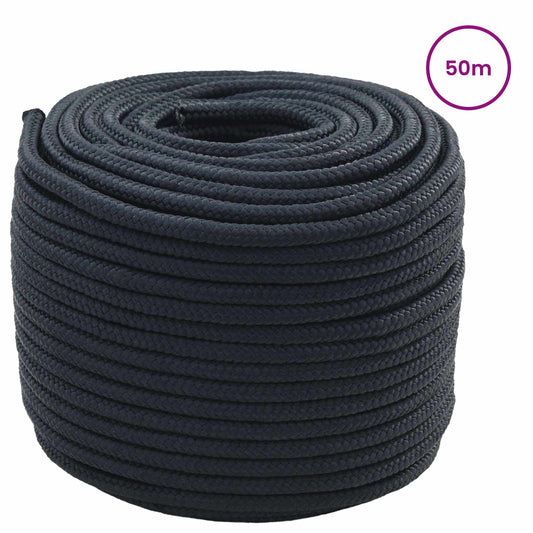 vidaXL Σχοινί Boat 1 mm 50 m Βασιλικό Μπλε Πολυεστέρας