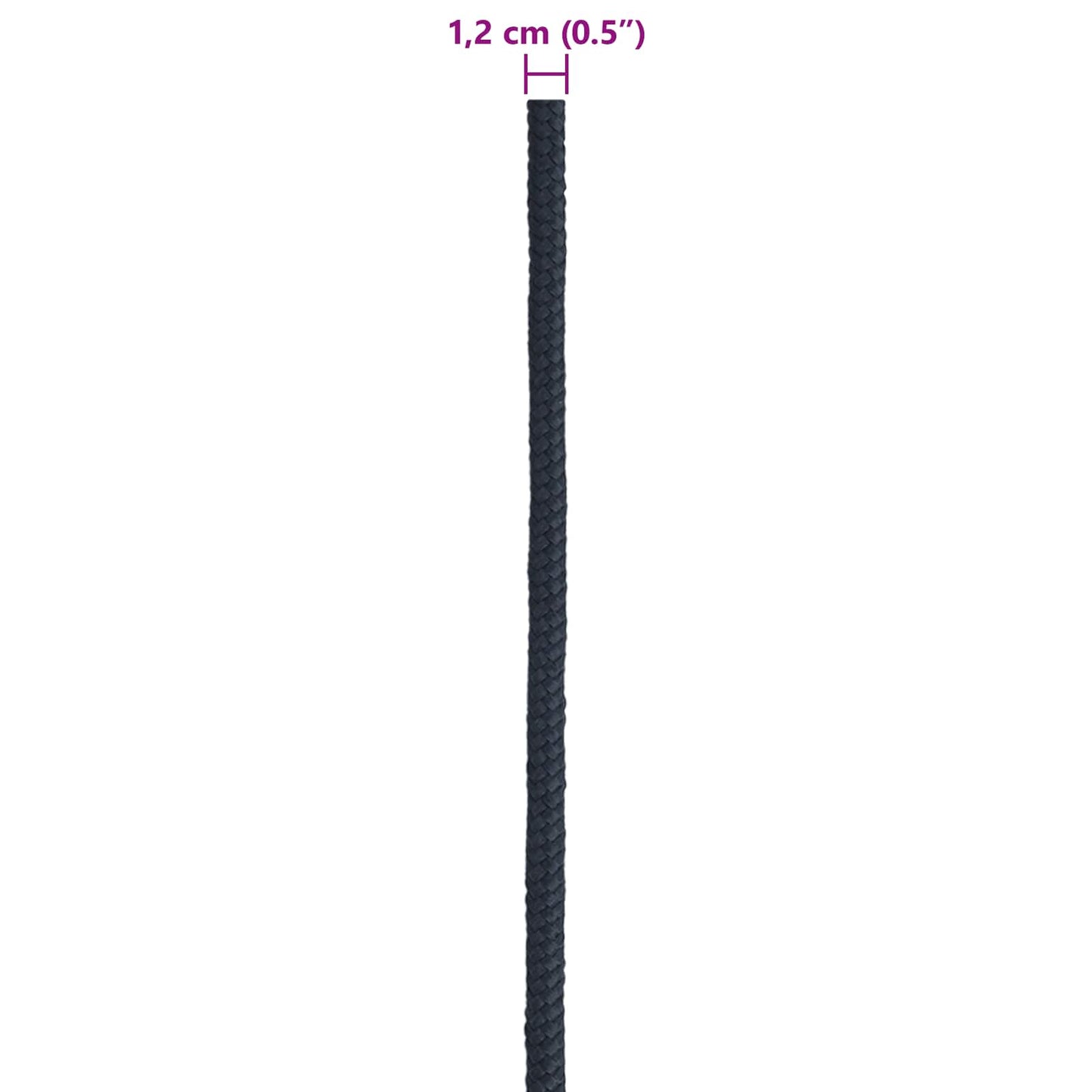 vidaXL Σχοινί Boat 1.2 mm 50 m Βασιλικό Μπλε Πολυεστέρας