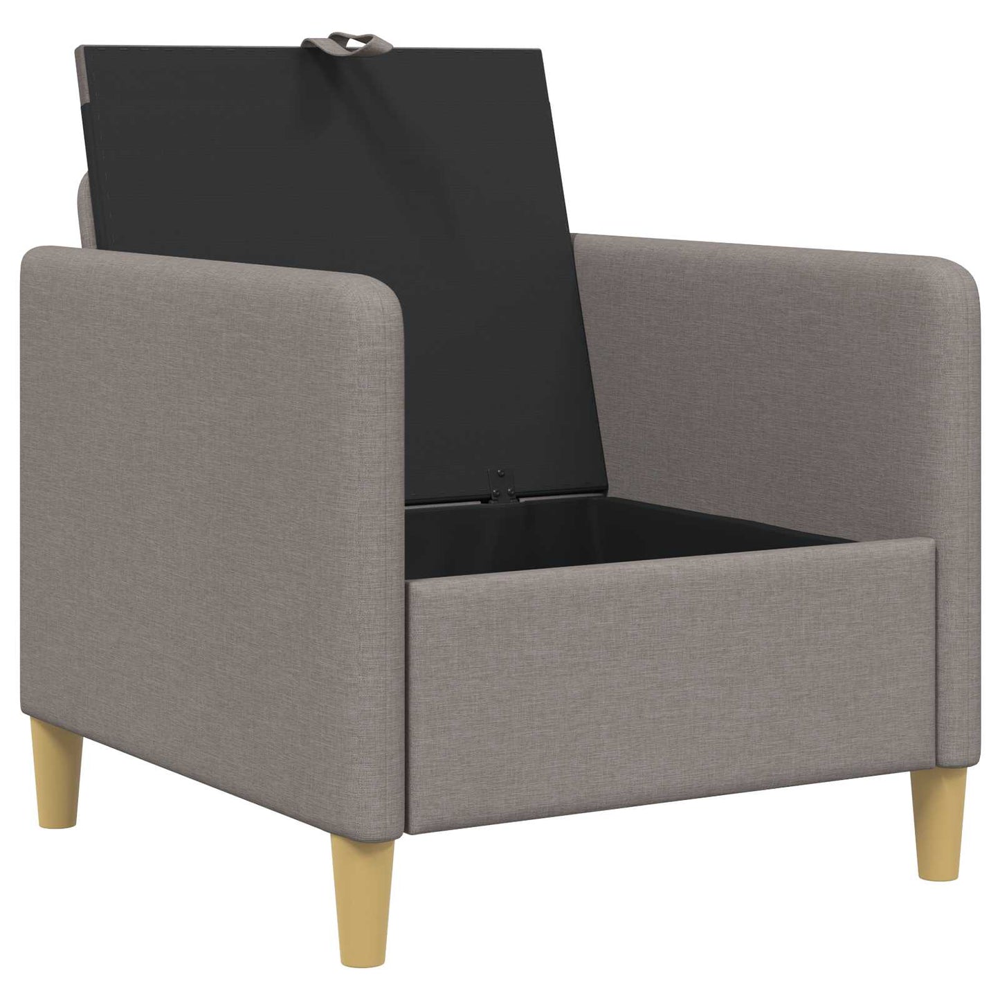 vidaXL Καναπές με Αποθήκευση Taupe 72 x 78 x 87 εκ. Πολυεστέρας