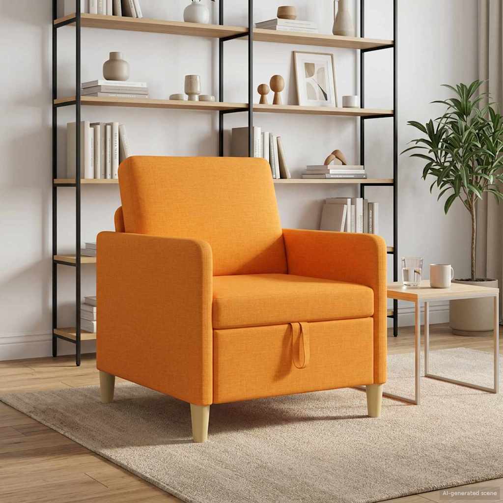 vidaXL Καναπές με Αποθήκευση Σκούρο κίτρινο 72 x 78 x 87 εκ.