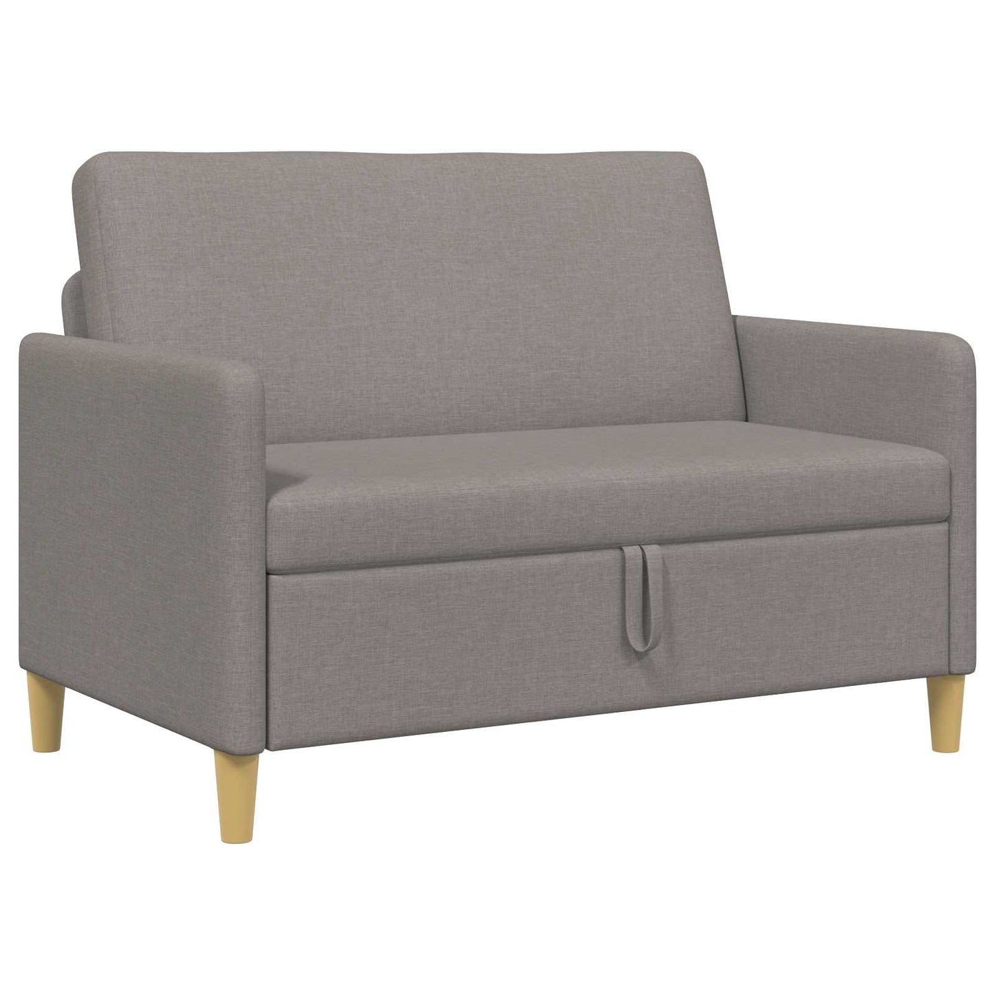 vidaXL Καναπές με Αποθήκευση Taupe 122 x 78 x 87 εκ Πολυεστέρας