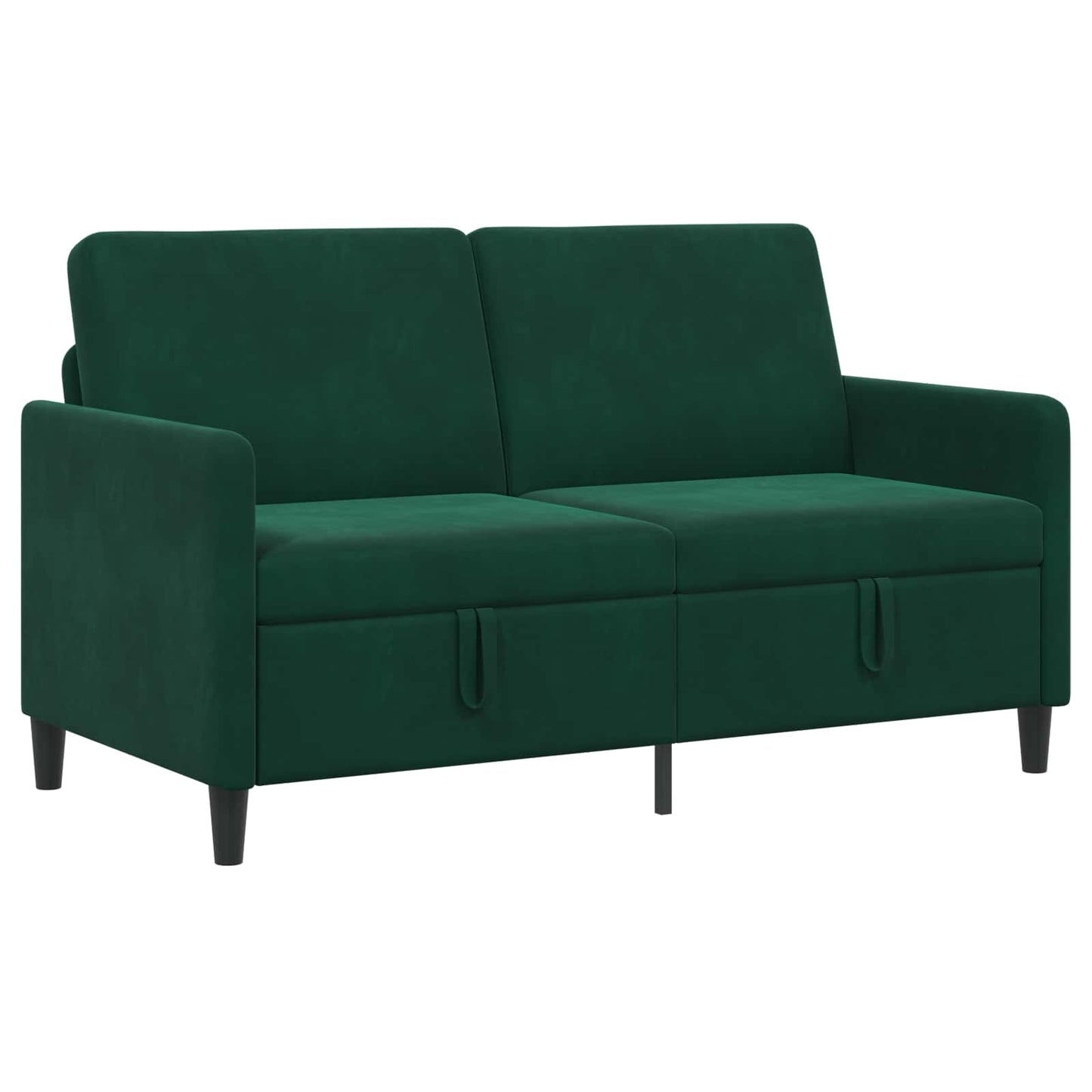 vidaXL Καναπές με Αποθήκευση Σκούρο Πράσινο 152 x 78 x 87 εκ